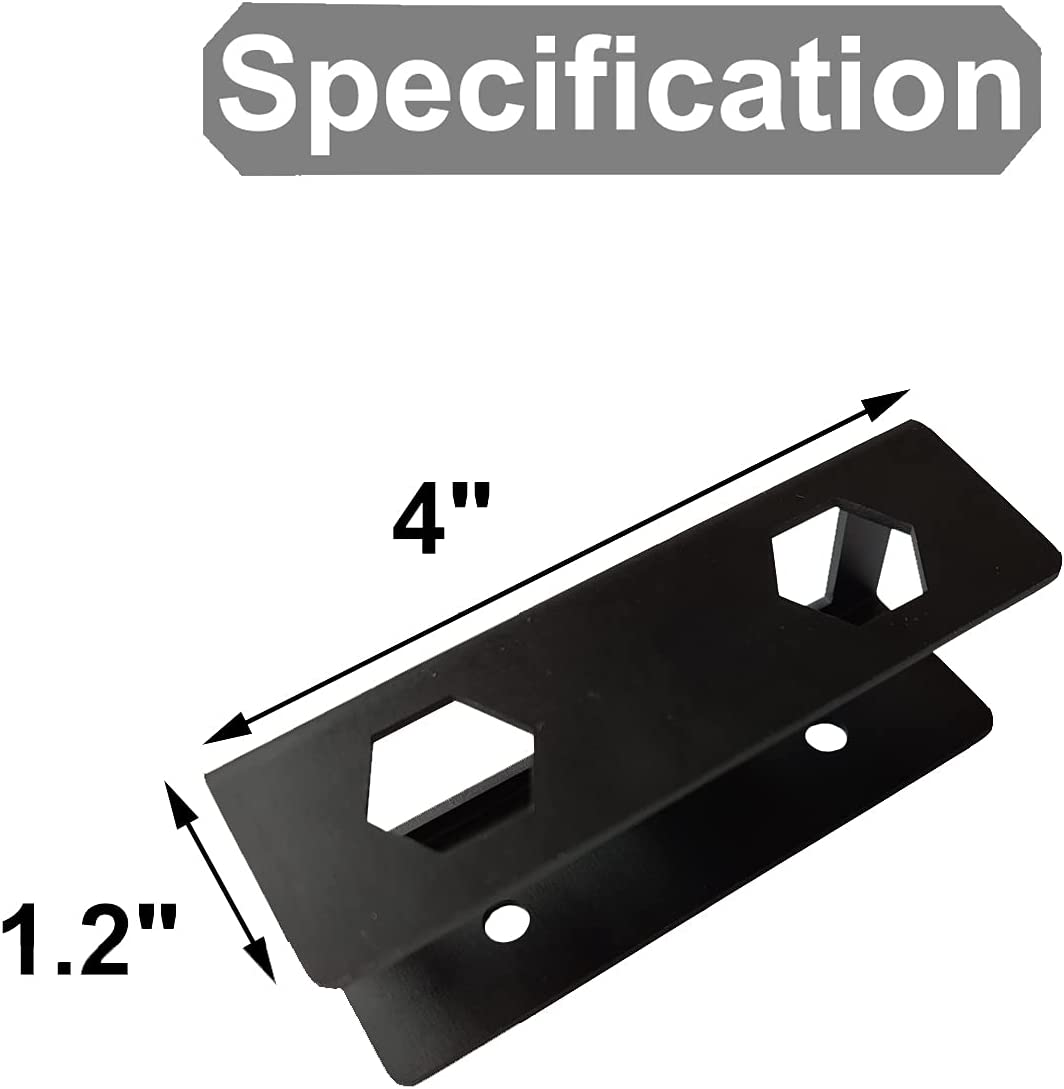 Single-side Bracket Desk Laptop Holder Mount for Standard Devices Under Desk Cable Box