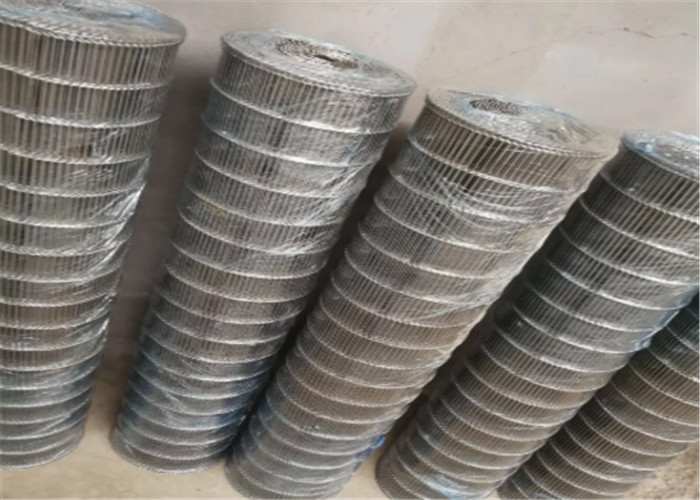 Ss304 Flat Flex Wire Mesh Conveyor Belt For Bread Baking