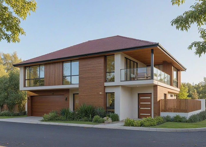 US / AS Modern Luxury Prefab House Easy Assembly 3 Bedroom Prefabricated House