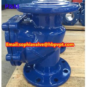 resilient seal PN10/PN16 cast iron swing check valve