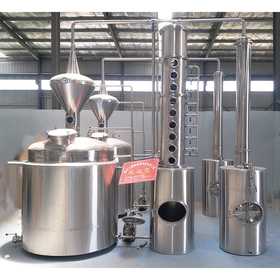 Industrial/Edible Alcohol Distillation Equipment with Electric/Steam Heating GHO 2022