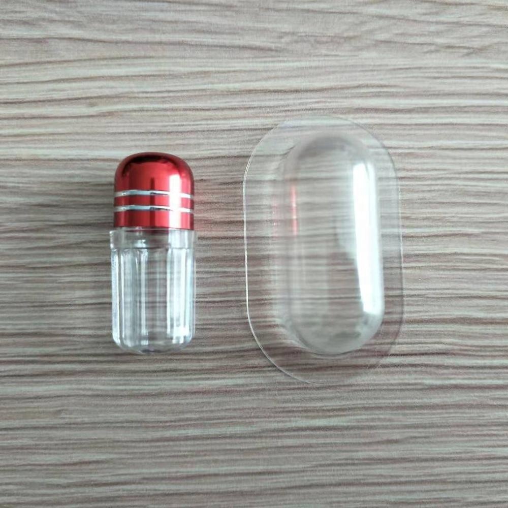 ISO9001 Small Plastic Pill Containers 2ml Single Capsule