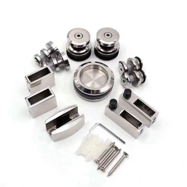Bathroom Glass Hardware Sliding Door Frameless Accessories Modern Design Style
