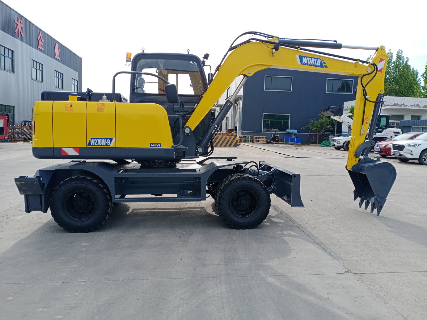62.5kW Wheel Crawler Excavator With YuChai Or Cummins Engine For Agriculture Countryside
