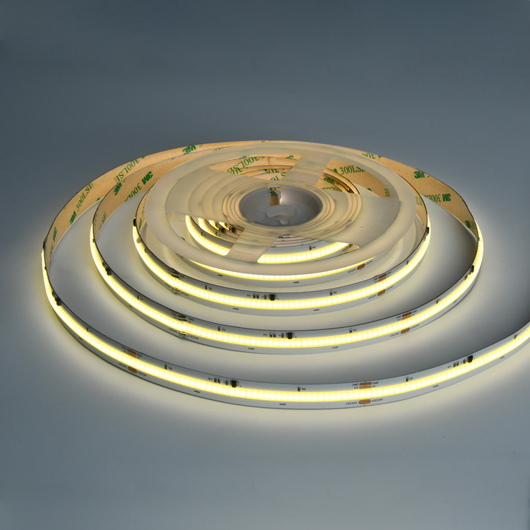 14W/M LED Pure White Digital COB Strip Light 420 LED IP20 24V 5 Meter Per Roll