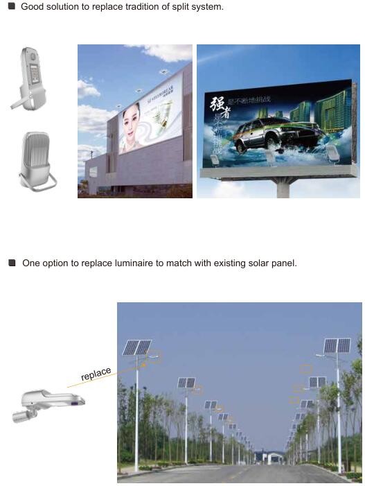 Outdoor Street Garden Solar Lighting System Multi Purpose With Angle Scale Embedded