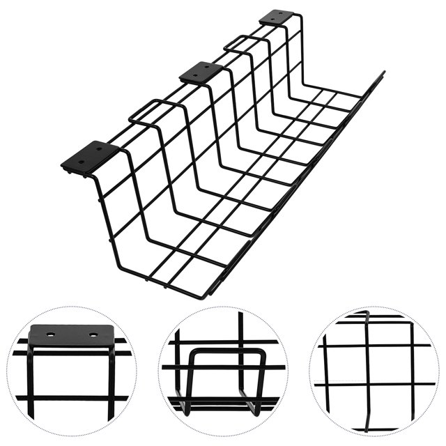 Single Tier Wire Storage Tray The Ultimate Solution for Under Desk Cable Management