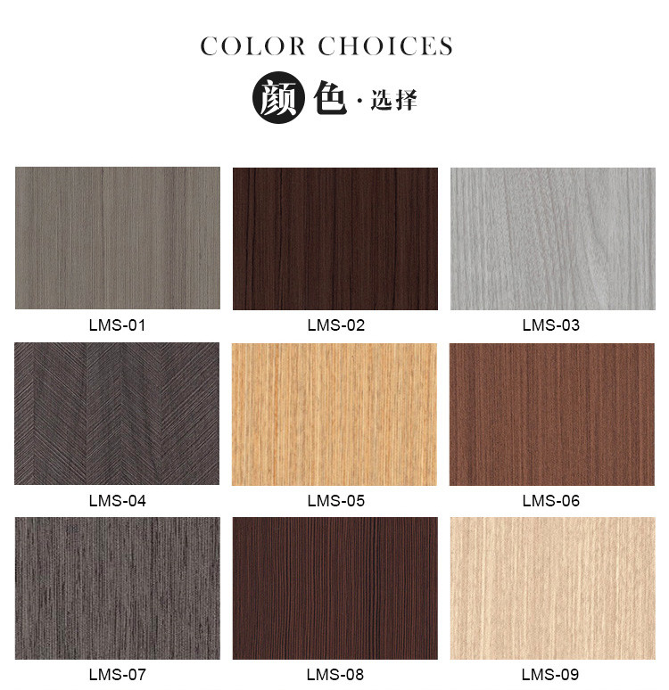 Decorative Fireproof WPC Soundproof Wall Panel 1.22*3m 1.22*2.8m