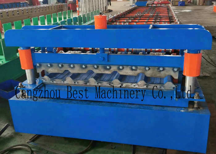 YX-1020 Color Roofing Sheet Roll Forming Machine GI PPGI Raw Material
