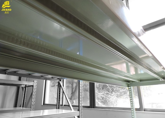 Home / Office Steel Racks , 150KG/ Layer Heavy Duty Industrial Shelving Gray White