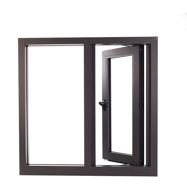 Decoration Aluminum Casement Window Soundproof Powder Coated