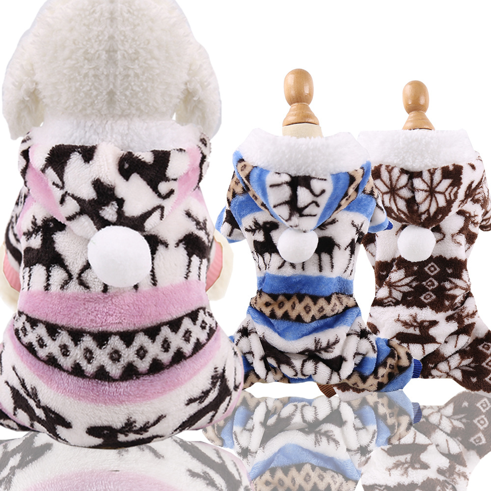 55cm Puppy T Shirt Moderate Thickness Custom Logo Puppy Winter Coat