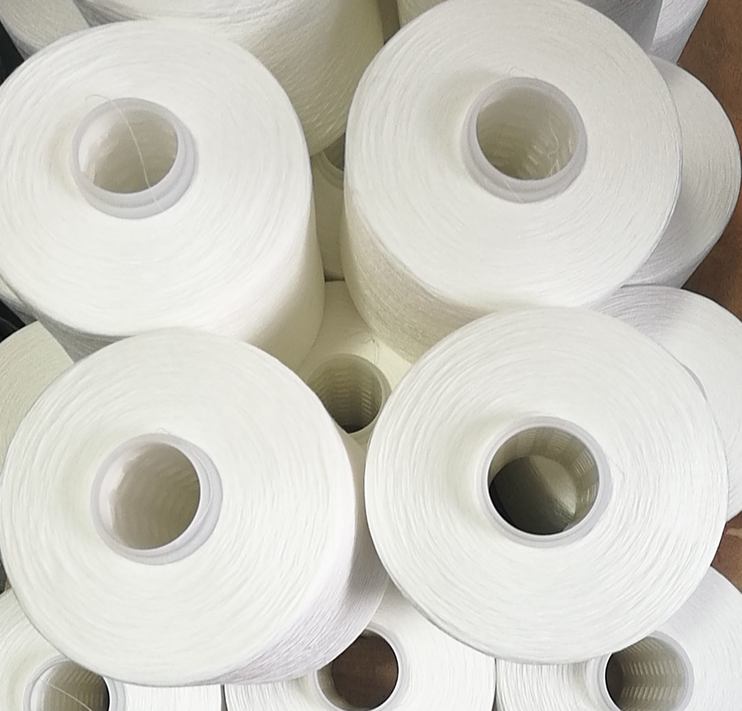 Compact Poly Sewing Thread 29S/2 Raw White Abrasion Resistance