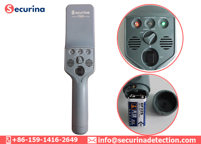 ABS Plastic Security Wand Metal Detector Airport Scanner Magnetic Relative Humidity
