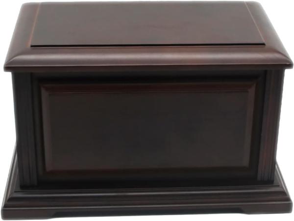 Handcrafted Extra Large Wooden Funeral Cremation Urn Box And Casket For Human