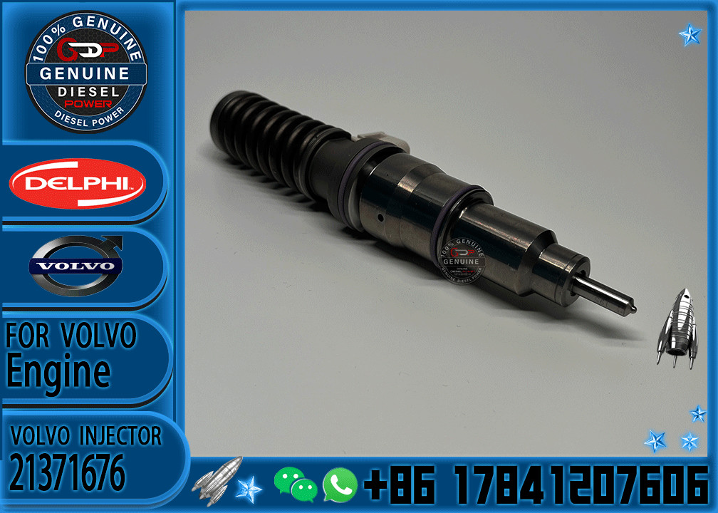 Electronic Injector BEBE4D25001 BEBE4D25002 21371679 21371676 Injector E3 Nozzle L322 321PBC for For Volvo Mack MD13 Engine