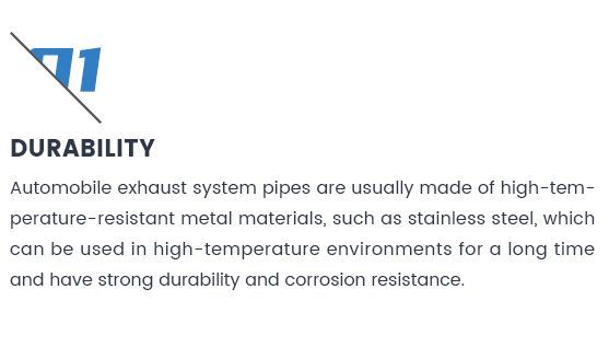 Customized Size Car Exhaust Flexible Pipe Tube with Collars 45mm/48mm/51mm/57/63/76mm