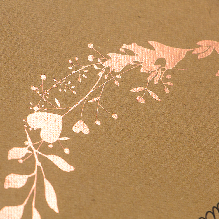 Personalised Brown Paper Bags Embossed Debossed Surface Finishing Treatment