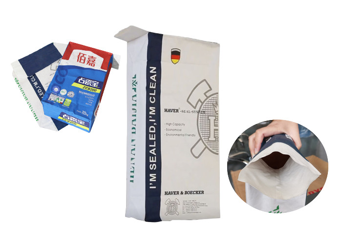 20kg 25kg Pasted Kraft Paper Valve Bag Starch Sugar Packaging Paper Sack