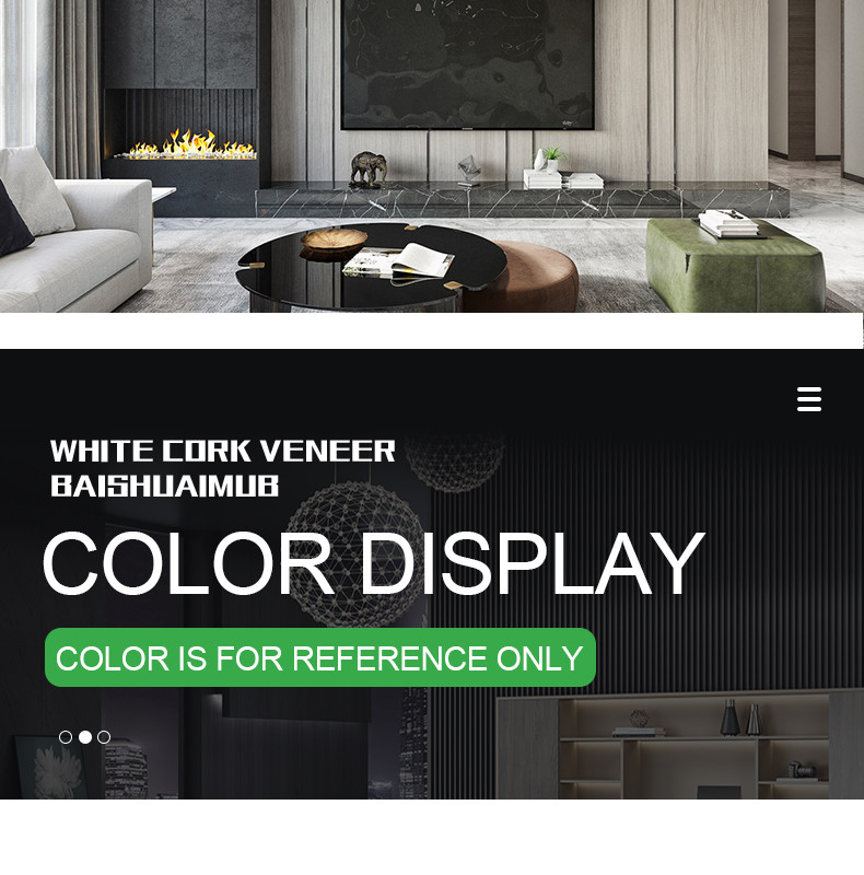 Modern Light Luxury Waterproof Wood Grain PVC bamboo charcoal Wood Veneer Wall Panels