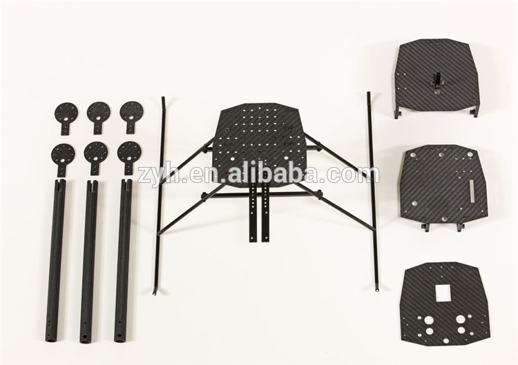 Factory High Quality 3K Carbon fiber cnc machining Parts For Drone UAVS RC Helicopers