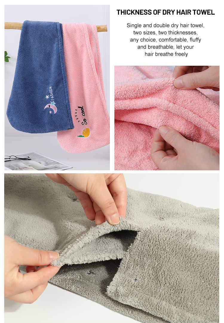 Square Magic Super Absorbent Microfiber Hair Towel Wrap for Women Quick Dry Turban Wraps Hair Drying Towel