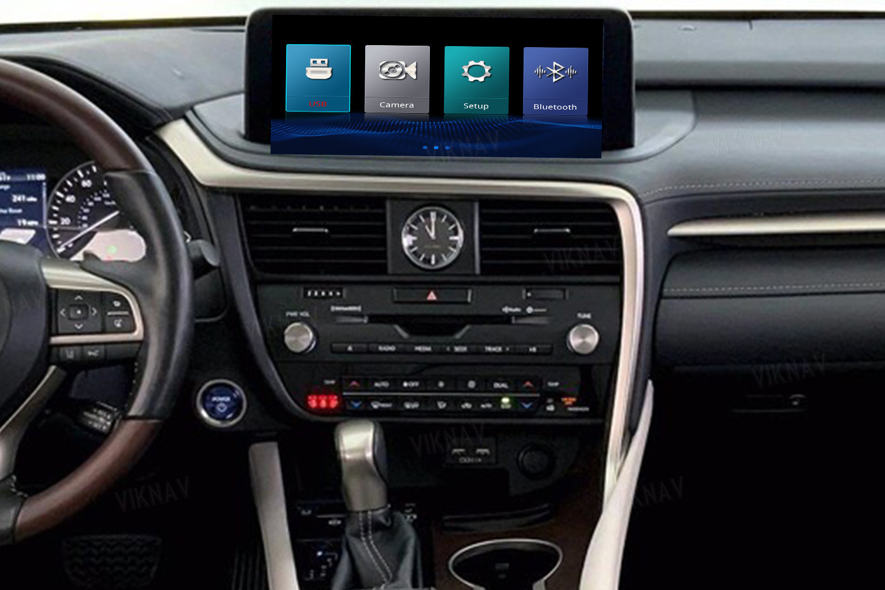 Viknav Fit For Original Car 12.3Inch Screen Linux System For Lexus RX 2020 2021 2022 Wireless Apple CarPlay Android Auto