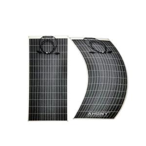 China 120w Solar Flexible Panels IP67 Monocrystalline Marine Solar Panels For RV Camping Boat on sale