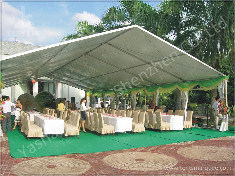 Outdoor Glass Wall Canopy Gazebo Party Tent 20 X 25M 300 Seater Clear Span Marquee Hire