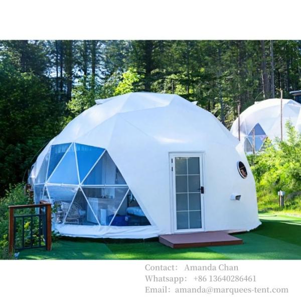 Luxury 5 Star Safari 2 Person Living Camping Resort Dome Hotel Glamping Tent For