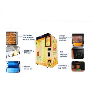 Metal Automatic Fresh Squeezed Orange Juice Machine Extractor Android System