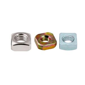 All Sizes Square Thin Nuts , SS / CS Square Lock Nut DIN ISO Standard
