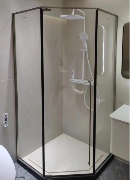 Stainless Steel 304 Material Shower Room Bathroom Glass Door Long Strip