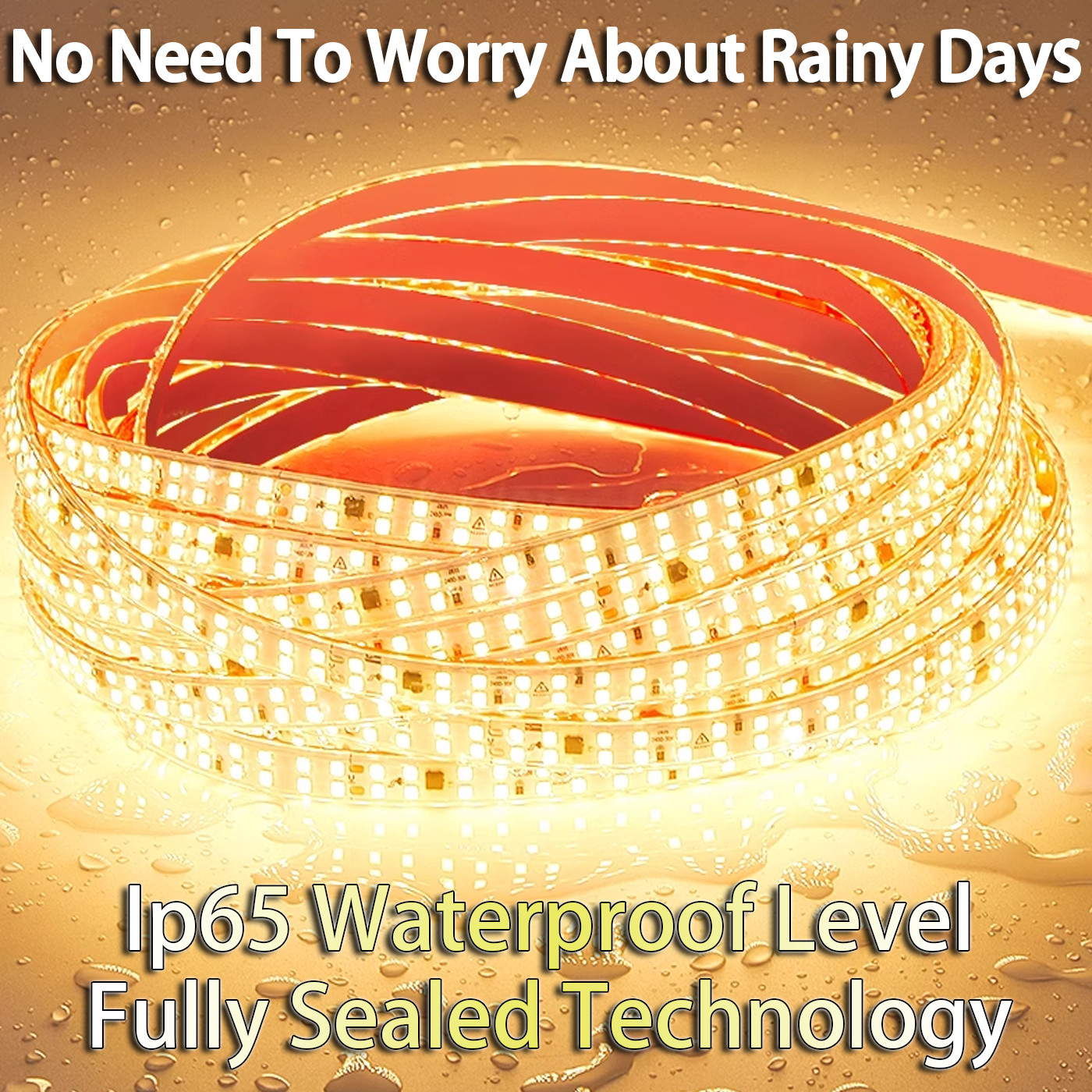 LED Waterproof Light Strip Low Voltage 12V Underwater Outdoor Light Strip 24V Underwater Light Strip Self-Adhesive Fish Tank Fish Pond Soft Light