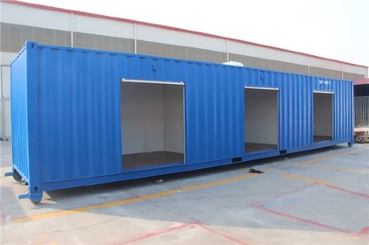 Pop Up Roller Shutter Side Door 20ft 40ft Self Storage Shipping Container in Shandong Hebei with Floor Plywood or Steel