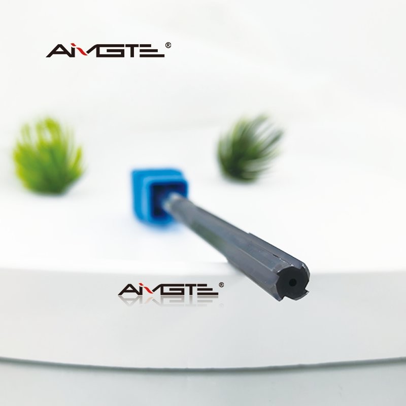 4 Flute Coolant Through Step Drill for 304 316L Steel AlTiN Coated Carbide Reamer with Internal Cooling Channels