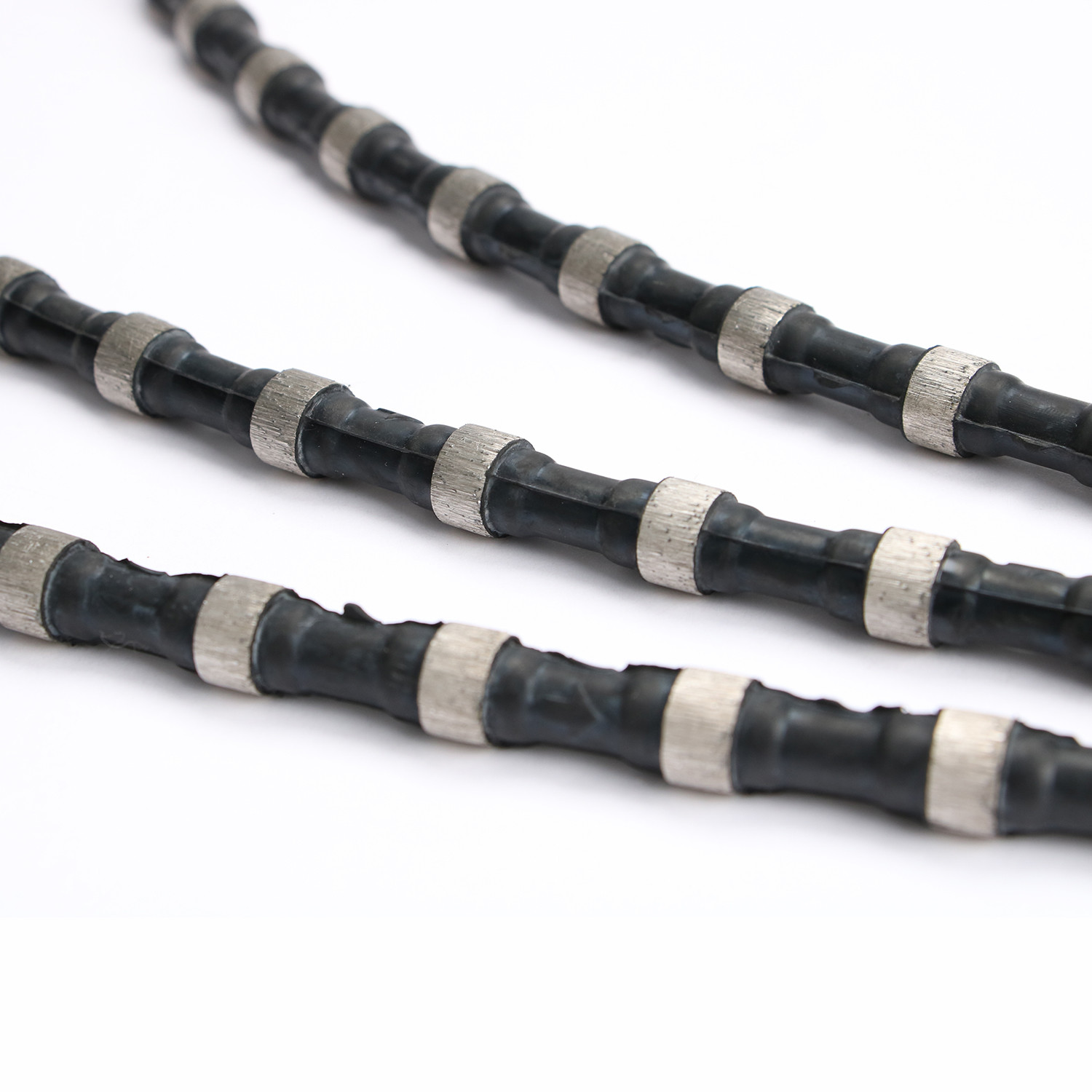 Rubber Diamond Wire Saw For Granite ODM Available 33m/S Line Speed