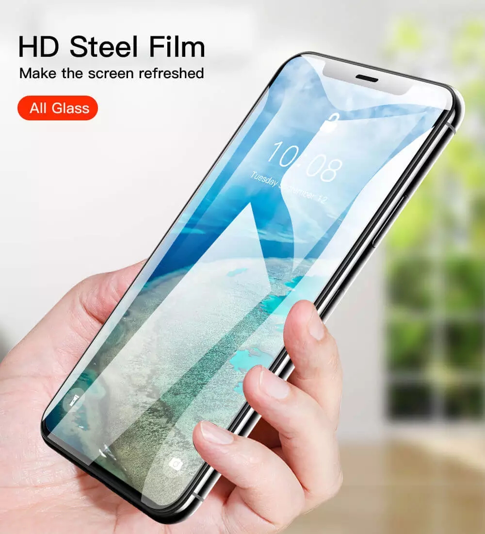 Tempered Glass Full Cover Screen Protector Anti Explosion For IPhone 12