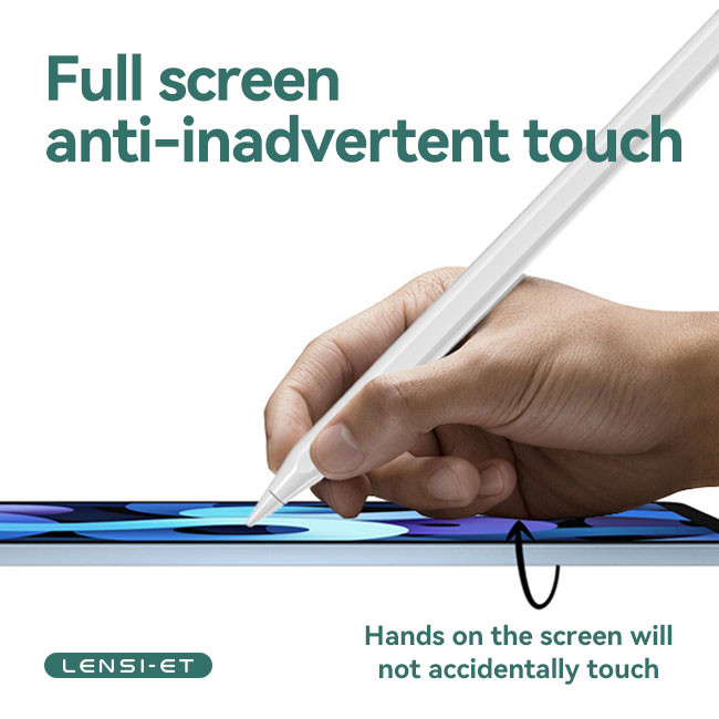 Wireless Charging White Stylus Pen Palm Rejection Magnetic
