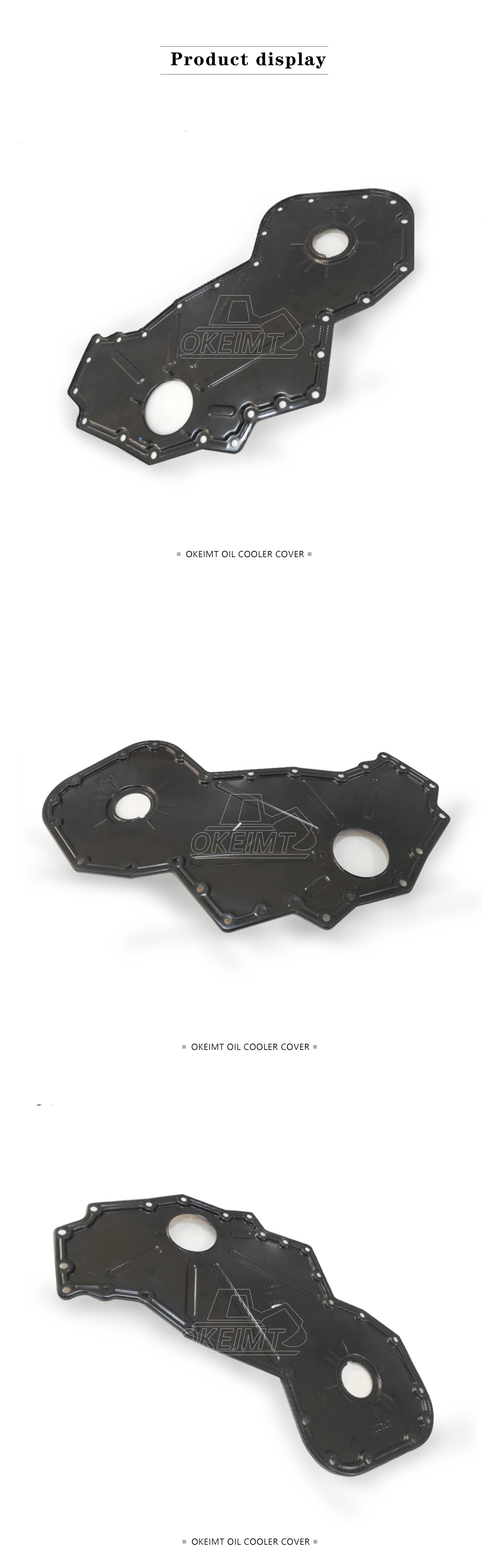 Excavator Engine Parts 6D114 6CT Genuine Diesel Engine Gear Housing Cover 3958114