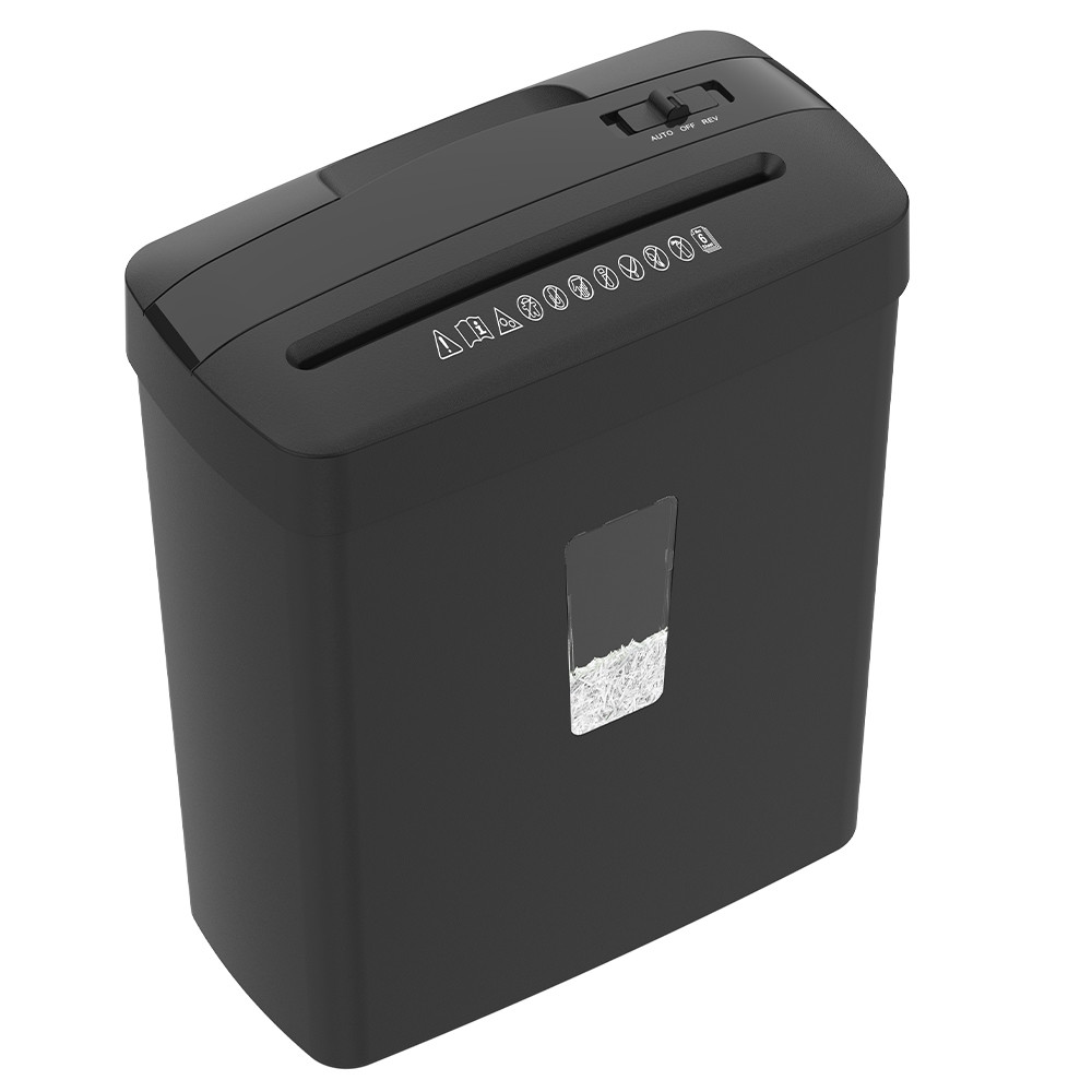 C220P-6 Mini Shredder Paper Machine Work For Home 6-sheet Cross Cut Paper Shredder 13L