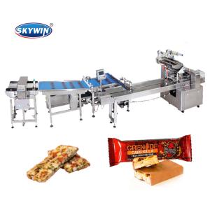 Multi Function Touch Screen Commercial Biscuits Packing Machine 300 To 350 Packs