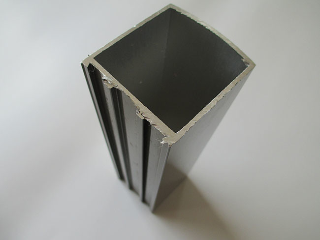 Dark Gold Aluminium Channel Profiles , Extruded Aluminum Profiles For Stair Railing