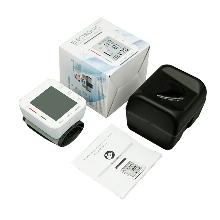 LCD Screen Electronic Fully Automatic Blood Pressure Monitor Lightweight ODM