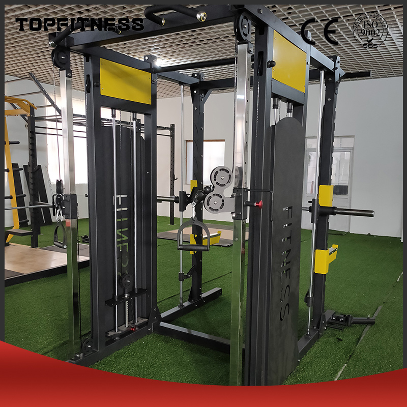 Professional Multi Functional Gym Equipment Exercise for Sale Bearings Smith Machine Parts