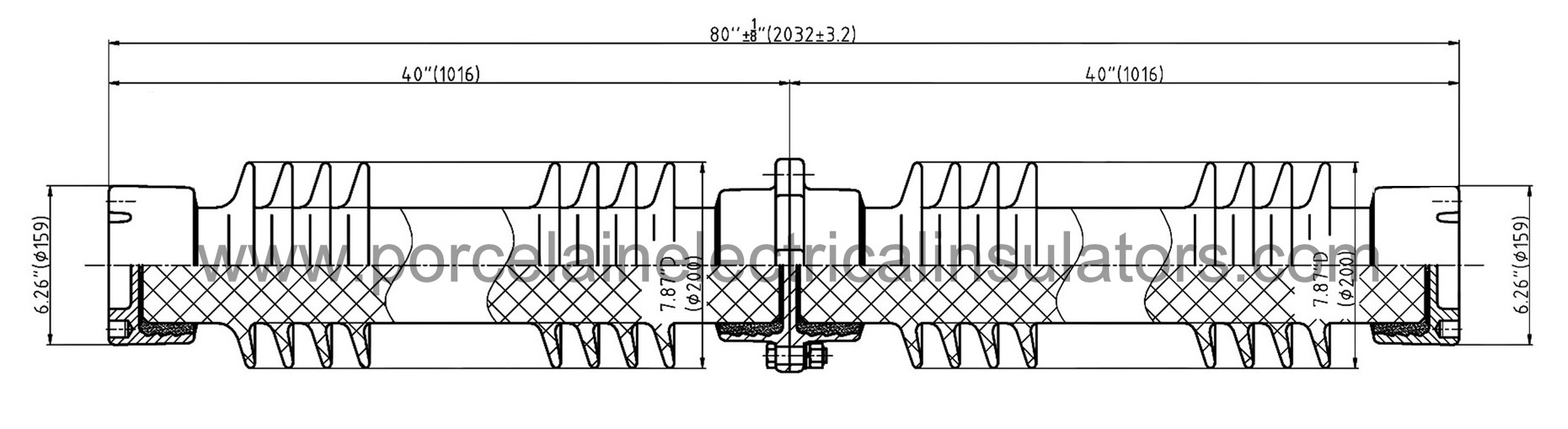 TR304 station post insulator