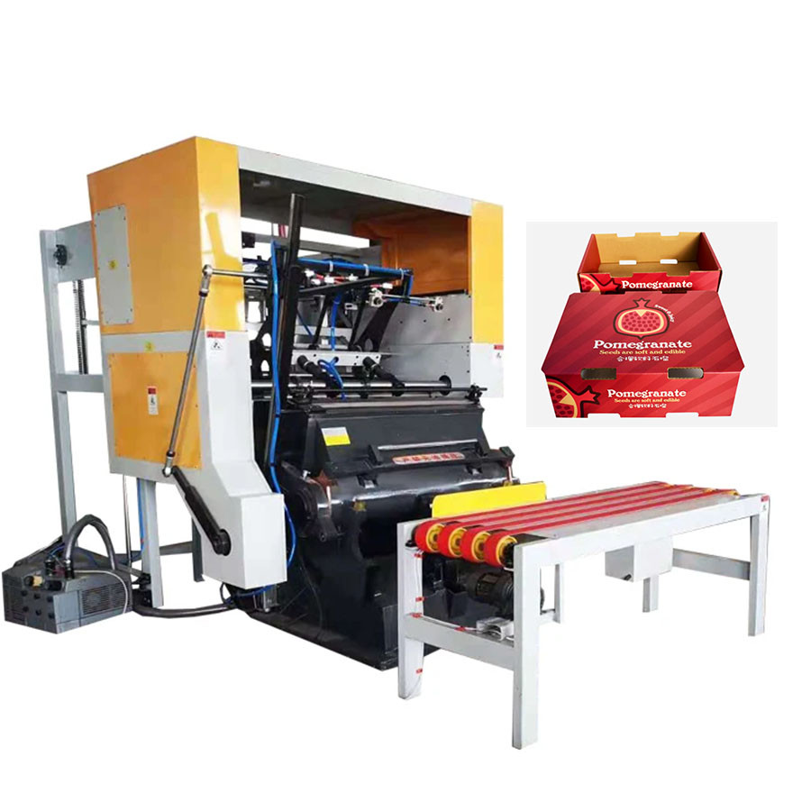 Adjustable Template Corrugated Box Die Cutting Machine With Four Functions And Four Insurance Parts