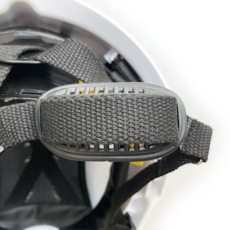 High Security Anti Fire Control Helmet with White ABS and Curve Visor