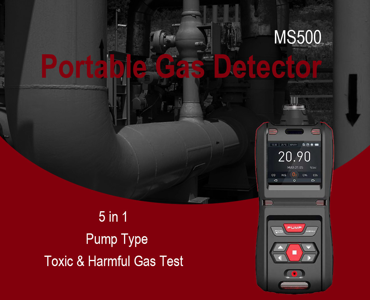 Zetron Ip66 Outdoor Air Quality Monitor Portable 5 In 1 Lpg Gas Leak Detector