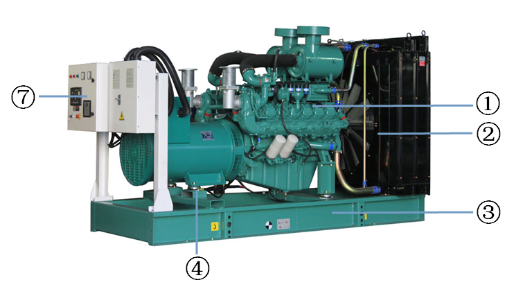 250 Kva Natural Gas Generator Set 230V 3 Phase Portable Diesel Generator 125kw